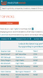 Mobile Screenshot of investorwand.com